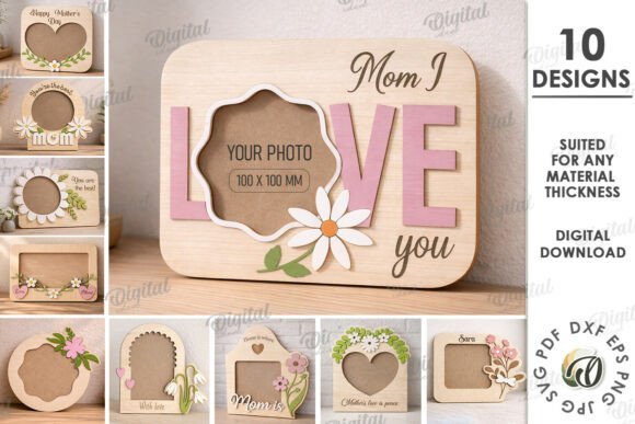 Mothers Day Photo Frames Bundle 129 Creativo Digital